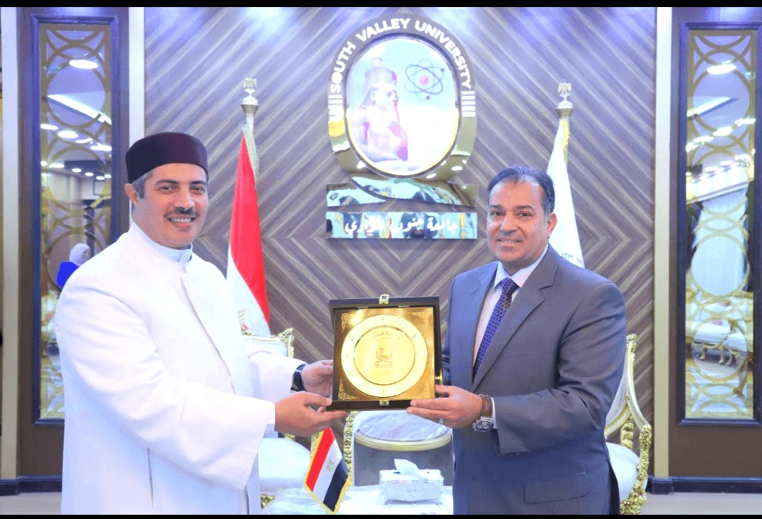 استقبال رئيس جامعة قنا